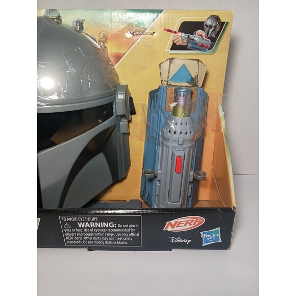 Nerf Star Wars The Mandalorian Mask & Gauntlet Combo Hasbro Disney No Darts - Picture 5 of 9